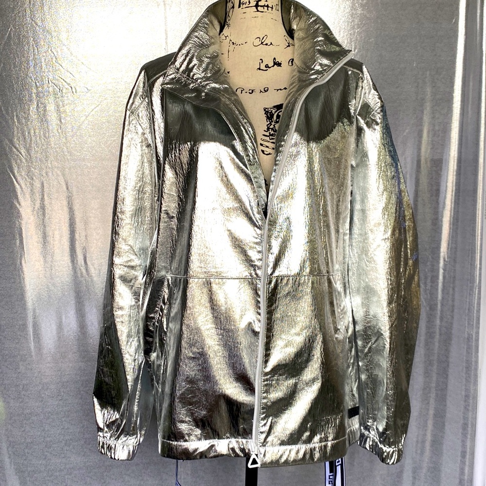 NWT Metalic Unisex Long Sleeve Jacket